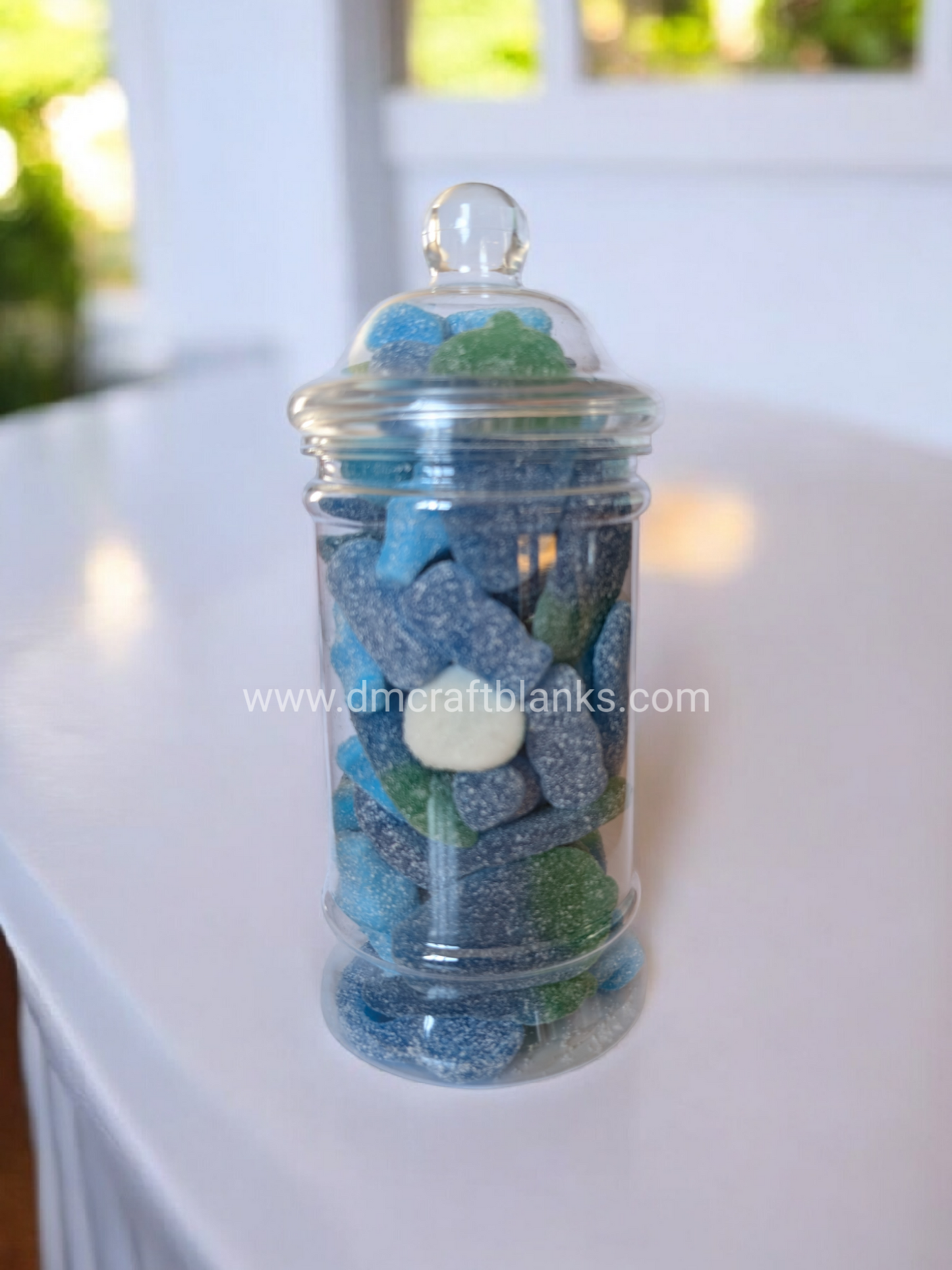 Empty sweet jars