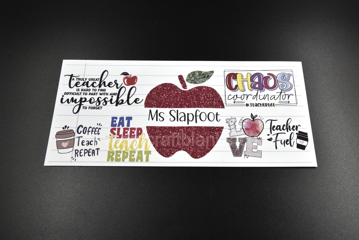 Teacher sublimation mug prints image 0