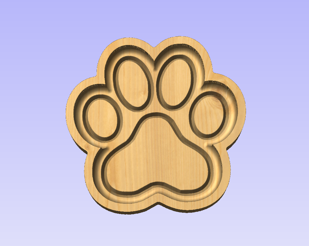 solid wood dog themed lead holder and catch all tray combo
